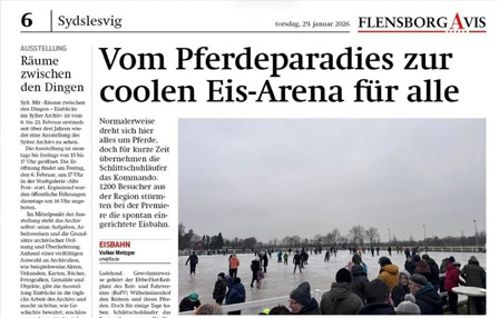 Reitplatz on ice Artikel Flensborg Avis
